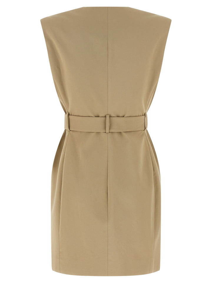 Balmain Anthem Dresses - Beige | 5395f27c5d9b8542e95c690adc7f19d9151272a4