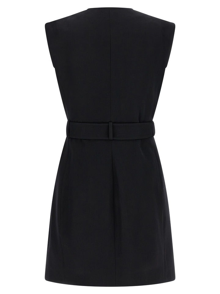 Balmain Wrap Dress Dresses - Black | dcb44fb4bb5256bb82b3f05b8048ca6b289f6008