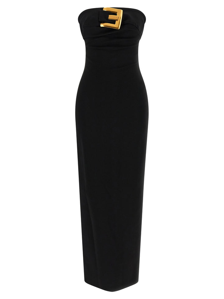 Balmain Belt Dress Dresses - Black | 76185dae0ae4e7223191ce54b28baa28c9f647fe