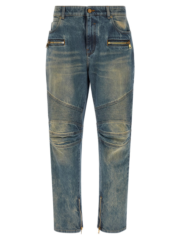 Biker Jeans Blue