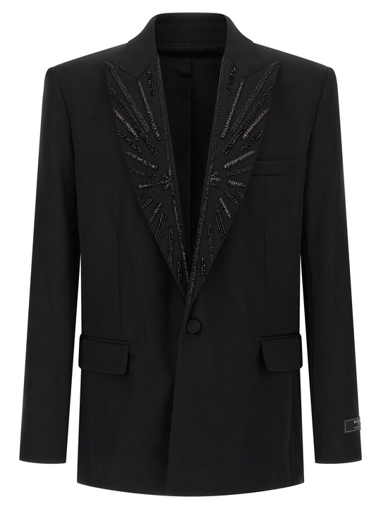 Crystal Blazer Black