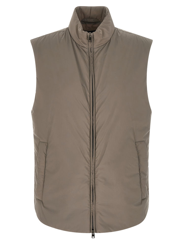 Herno Ecoage Gilet - Gray | bb5d24ec4abd2a806a0a047f432d7919de34f239