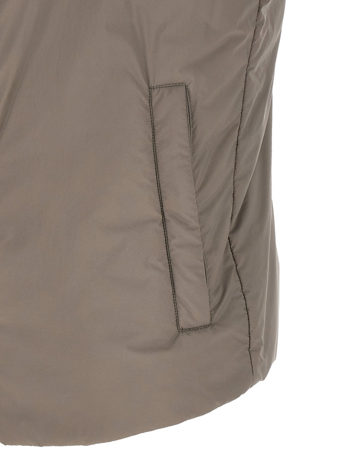 Herno Ecoage Gilet - Gray | 98b4f231031f7a7a2842e71c04271ccbe85f9986