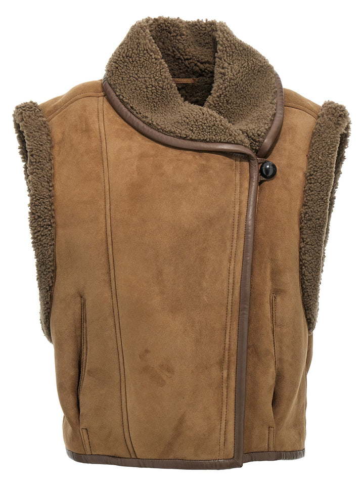 Alime Gilet Brown