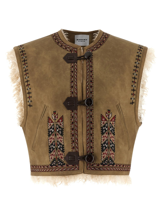 Clemencia Gilet Beige