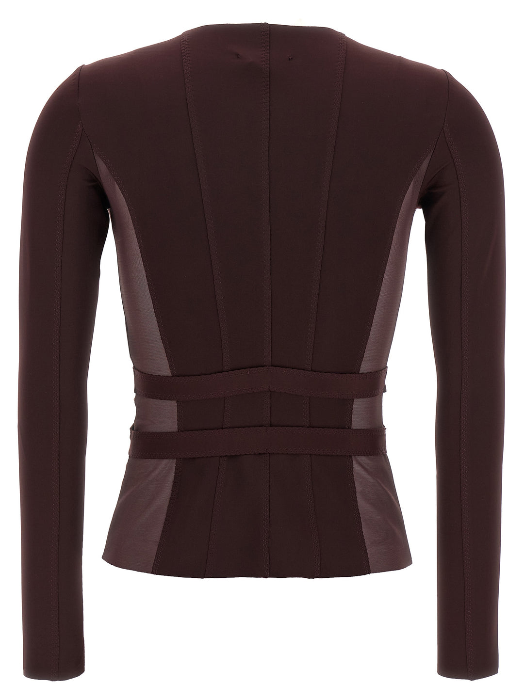 Elisabetta Franchi Bustier Blazer BlazerS - Bordeaux | ca90159f3103ee0af2ac2bfa431f5cbef1640e82