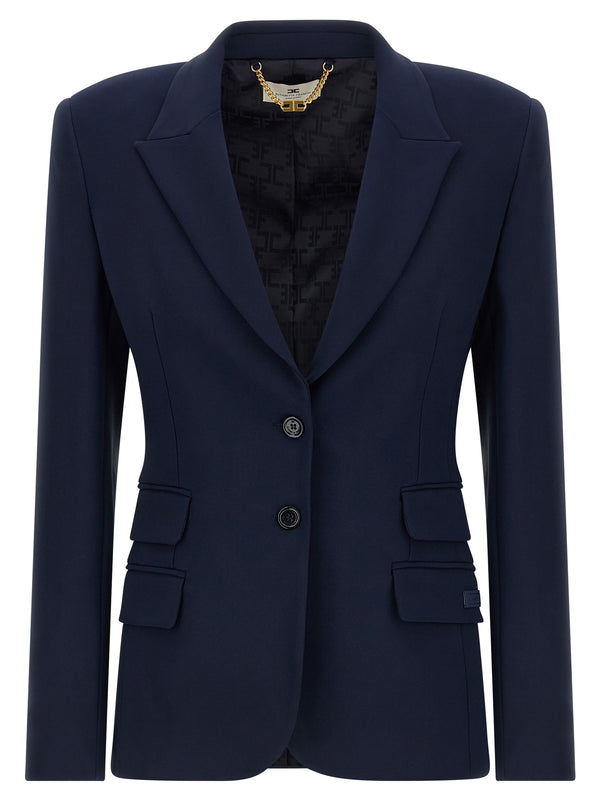 Light CrêPe Blazer Blazers Blue