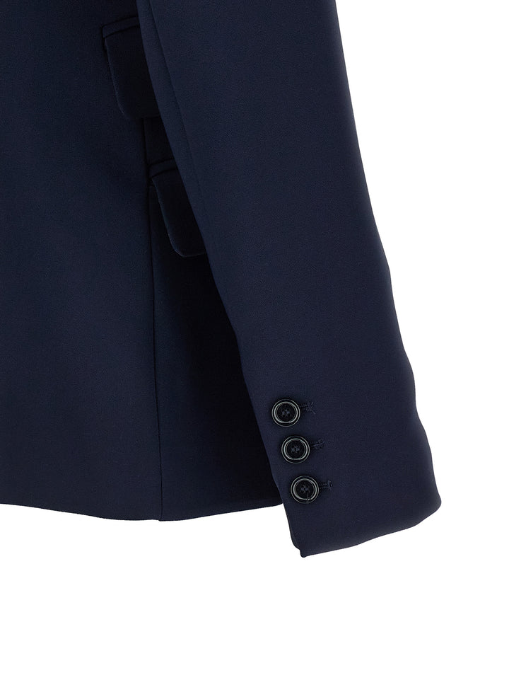 Elisabetta Franchi Light Crêpe Blazer BlazerS - Blue | 590e653d2fae1cfd36f4e6f3ac7a75b6e4327830