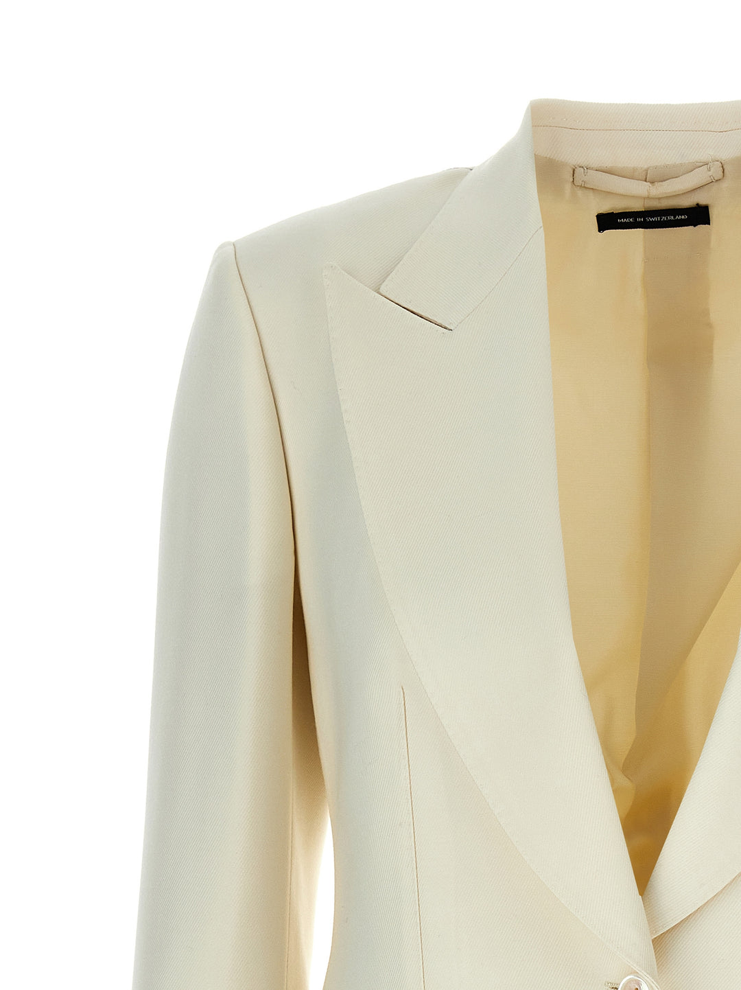 Single-Breasted Blazer Blazer And Suits White