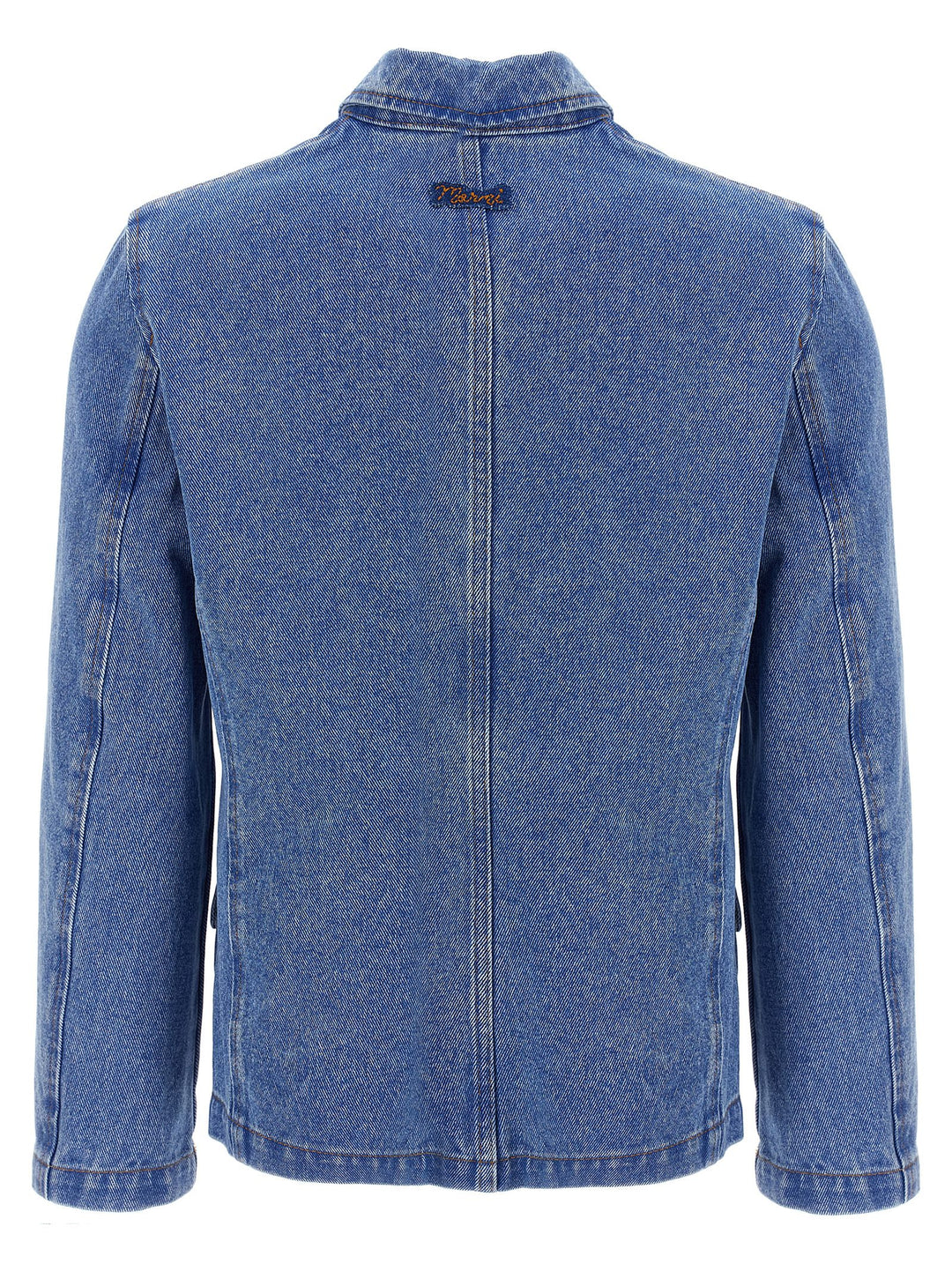 Bleached Coated Blazer And Suits Blue