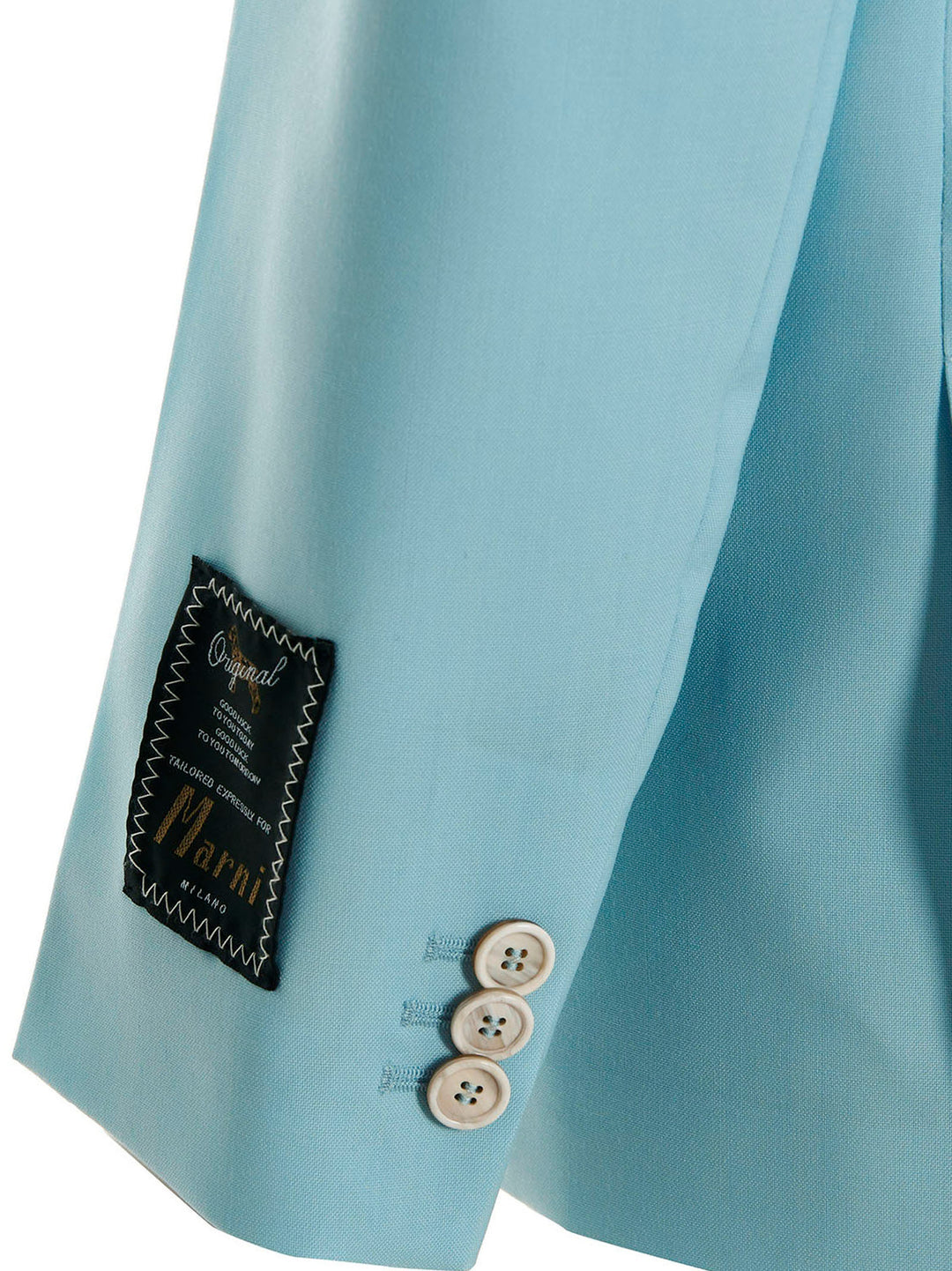 Marni Single-Breasted Blazer Jacket BlazerS - Light Blue | 0d6fc055725e9c308f7be44eabfccb4d76ecdd3c