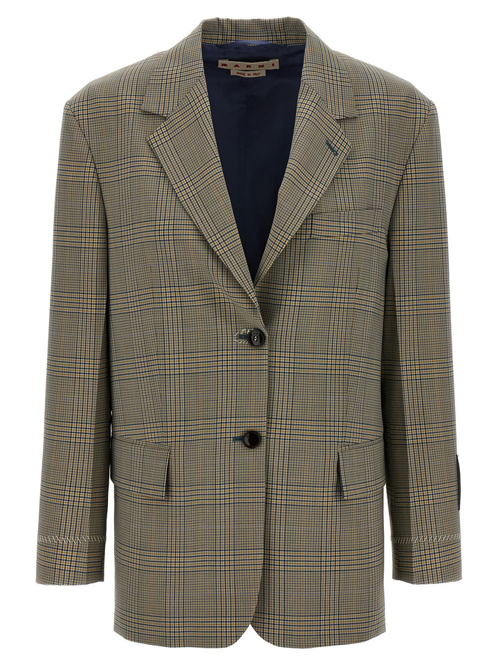 Marni Prince Of Wales Blazer BlazerS - Multicolor | 2e3feecb68921981b0a7ac3df07f2227f0b6cdae