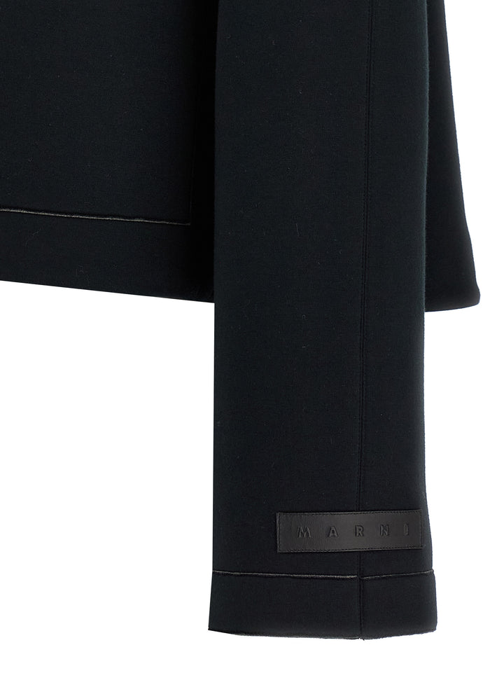 Marni Jersey Jacket Puffer Jackets - Black | b262ba2bc37186ad5795b220972df85184ecdfa9