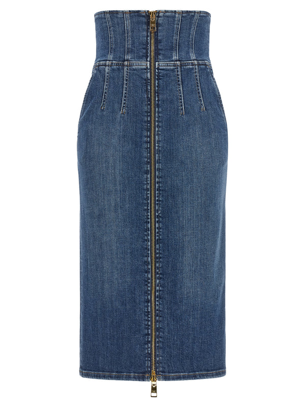 Denim Skirt Skirts Blue