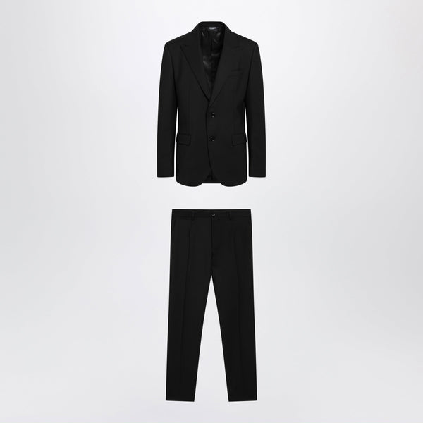 Martini Light Black Virgin Wool Suit