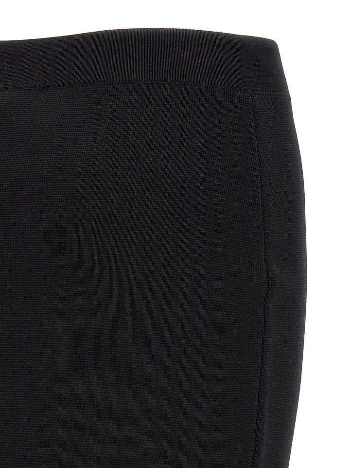Elisabetta Franchi Zip Skirt Skirts - Black | 72b4948473aaebb4841cdb01eff84ac3a1f61ac0