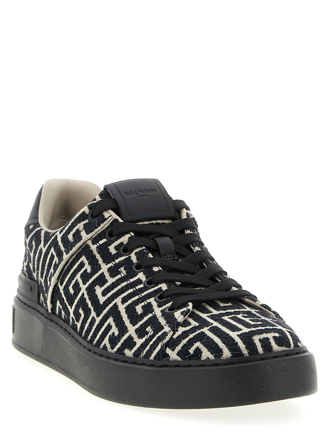 Balmain B-Court Sneakers - Black | 545b8bd26aca6fe64bb8d7bb6fd589a5b1d0adc4