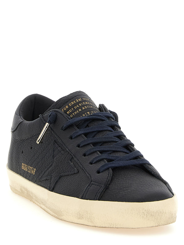 Golden Goose Super-Star Sneakers - Blue | afe9a75781d992762f9e962aa3796faf9a7ef7e7
