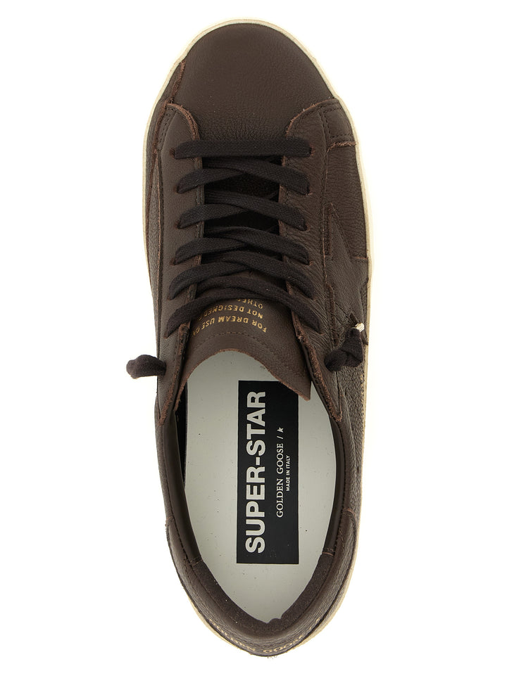 Golden Goose Super-Star Sneakers - Brown | d5210492aa91cc67e79931d3d11e5f5a9cb00448
