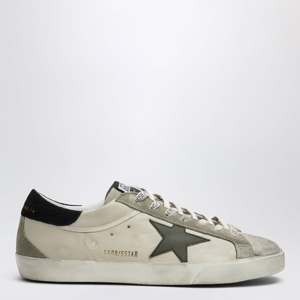 Super-Star Sneakers In Cream/Olive Green/Blue