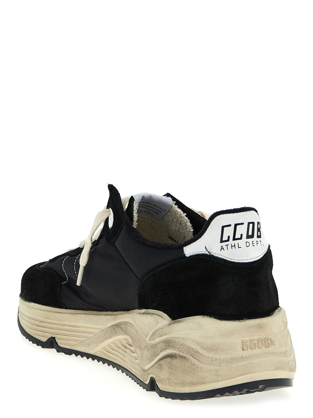 Golden Goose Running Sole Sneakers - White/Black | c2477ddd33857ee281b39be9326dff38ff7ac8bf