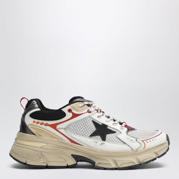 Lightstar Sneakers In White/Grey/Red