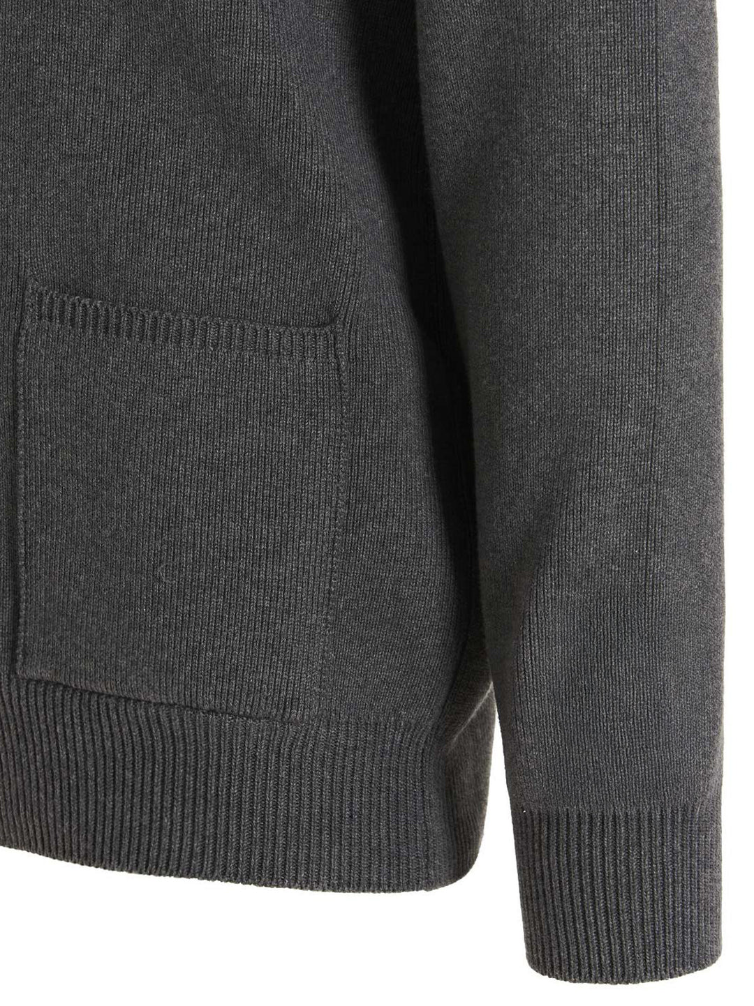 Golden Goose Logo Cardigan Sweaters and Cardigans - Gray | 4778481a32ae2bea51a9cc31e6138fa728742f1a