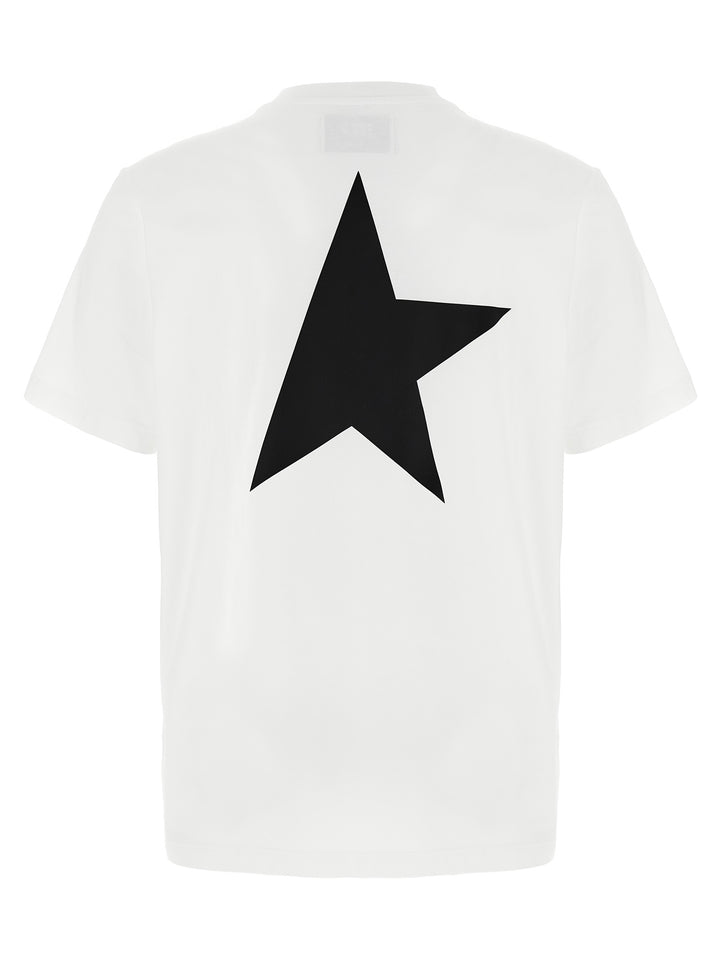 Golden Goose Logo T-shirt - White/Black | 9b738fcd78a3d48f18b85da5cb5572fd291a429f