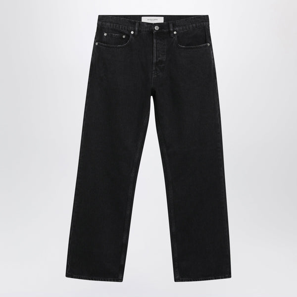 Vintage-Effect Black Jeans