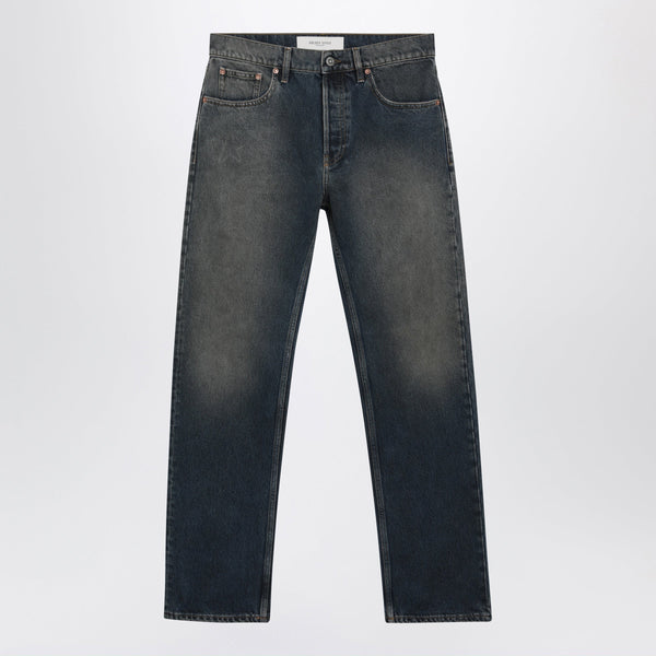 Journey Dark Blue Straight-Leg Cotton Jeans
