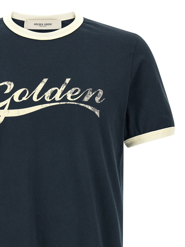 Golden Goose Rollo T-shirt - Blue | e6b4ad133da3caa6c42365a15f1d1cd83ea55e19
