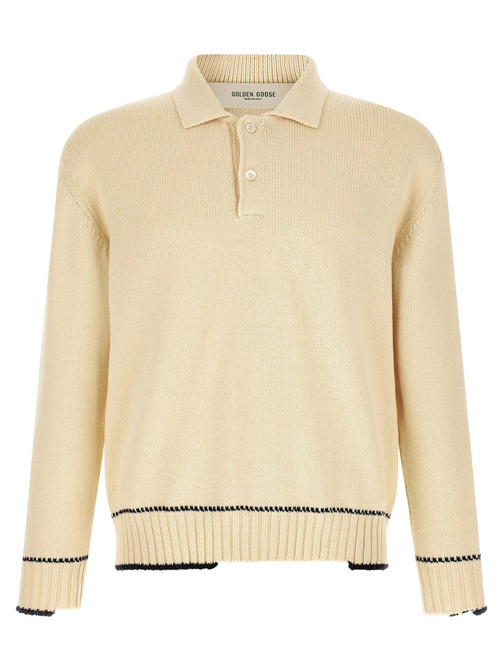 Golden Goose Rindley Polo - White | 22a4b956d960747c06ef535e4fbe7cdd6e042bb6