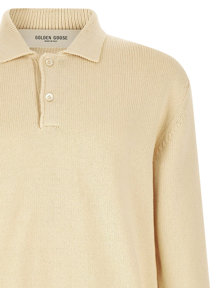 Golden Goose Rindley Polo - White | 9c3a186e9de81757e5aade23daaf92c41218d9bc