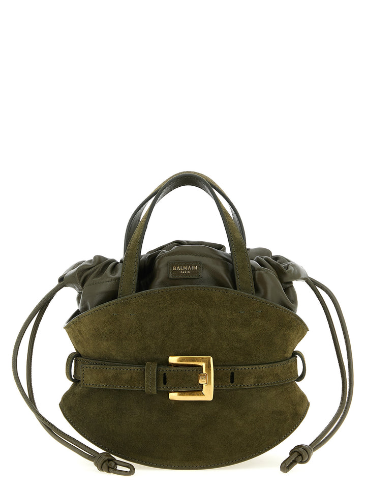 Balmain Shuffle Hand Bags - Green | 886bf861e9edcab554cdfcc776828399329f11b4