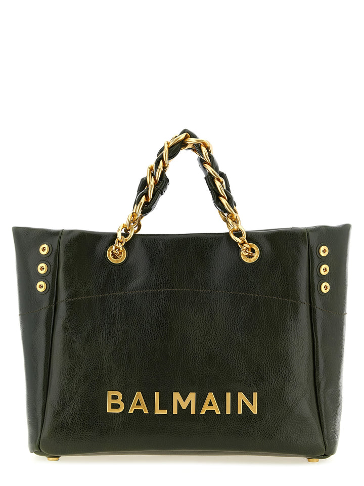 Balmain 1945 Soft Tote Bag - Green | 8927d65c7713c781aac0a4f168727f9bdd189cd1