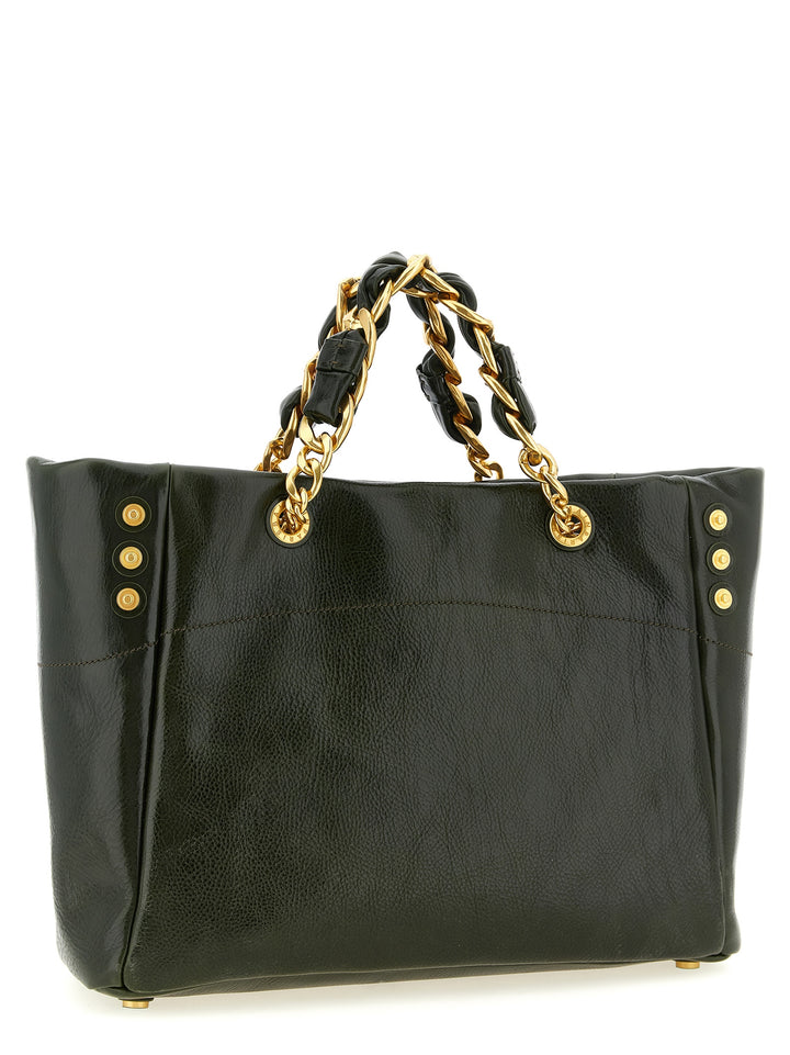 Balmain 1945 Soft Tote Bag - Green | 6fb83b5ff6f9f4fd389ea011a5902d3b8ea0a1b8
