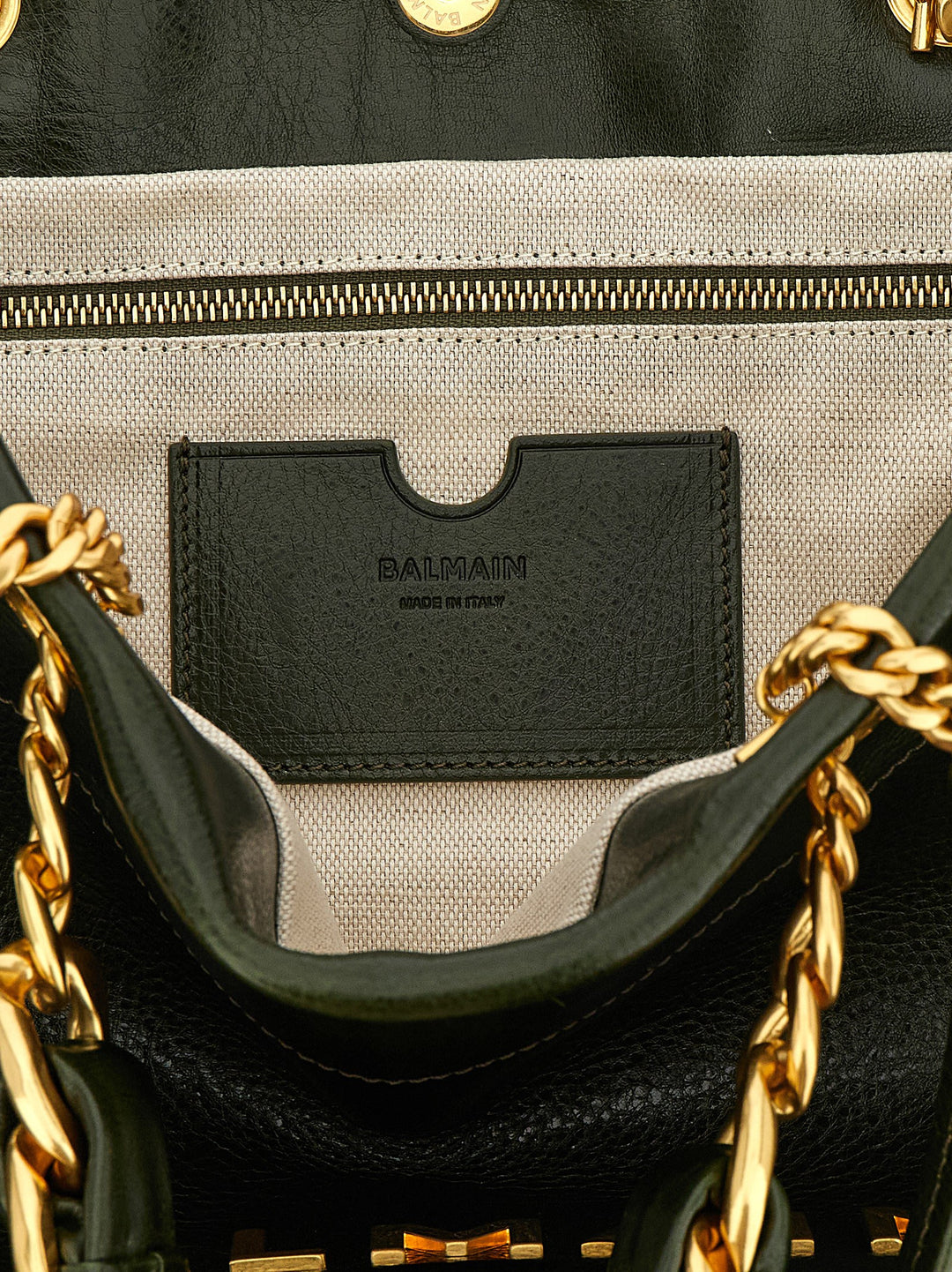 Balmain 1945 Soft Tote Bag - Green | 7506c1a245e920f14cee723245e1f67f233493dd