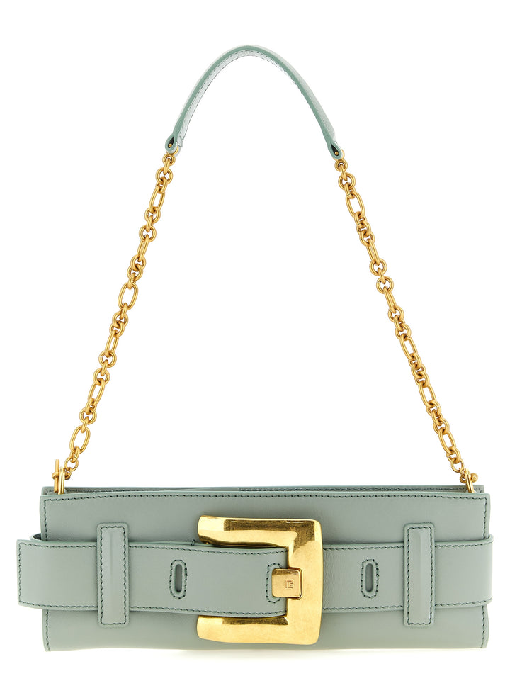 Balmain Anthem Clutch - Green | 665e58d94195212ed5fb3a473effd5e09d0e9d42