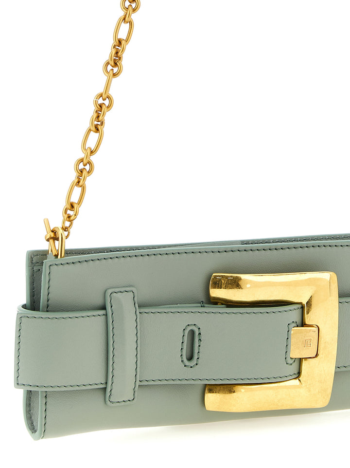 Balmain Anthem Clutch - Green | c33d52fdd383de02f19c2246a16215dc3b6c04c0