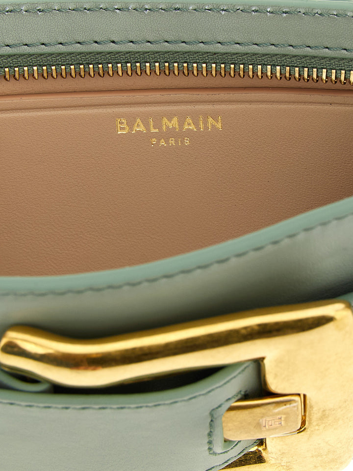 Balmain Anthem Clutch - Green | feb49a4e361a960a8f290b807da4fab22be7a835