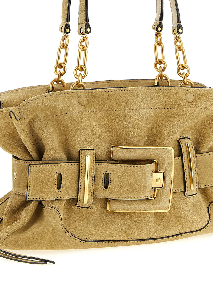 Balmain Anthem Shoulder Bags - Beige | 484e3579f48155c3cfc959f2b879e3bf5a16d8a7