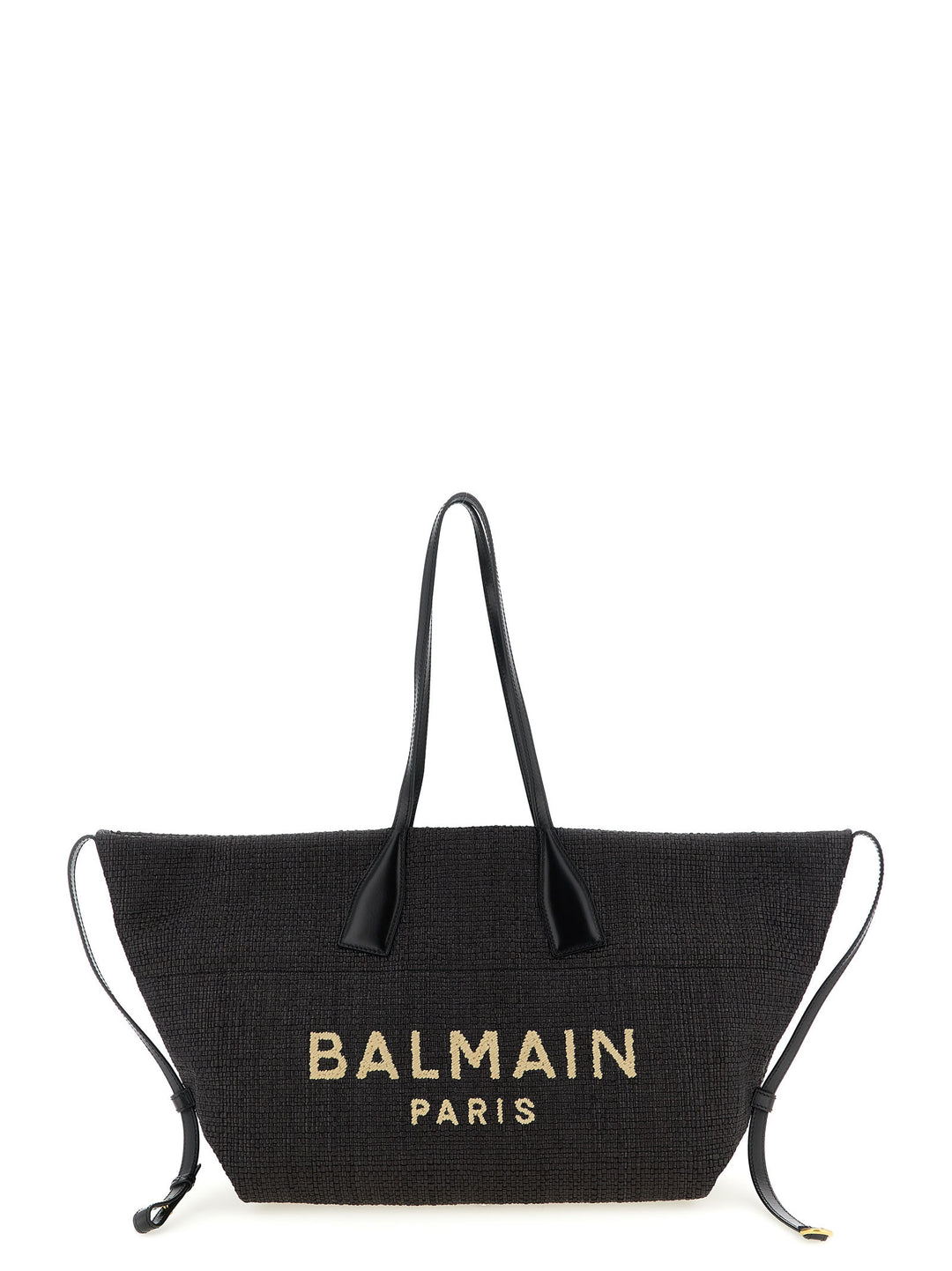 Balmain Track Tote Bag - Black | 55e4b56b5aa7d695a7d626bd88573720872a61c9
