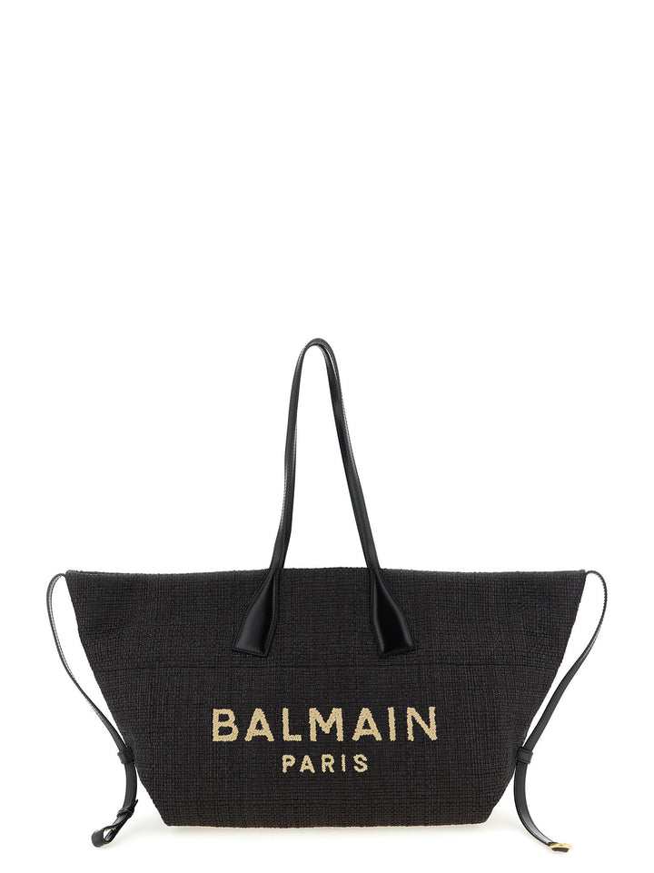 Balmain Track Tote Bag - Black | 55e4b56b5aa7d695a7d626bd88573720872a61c9