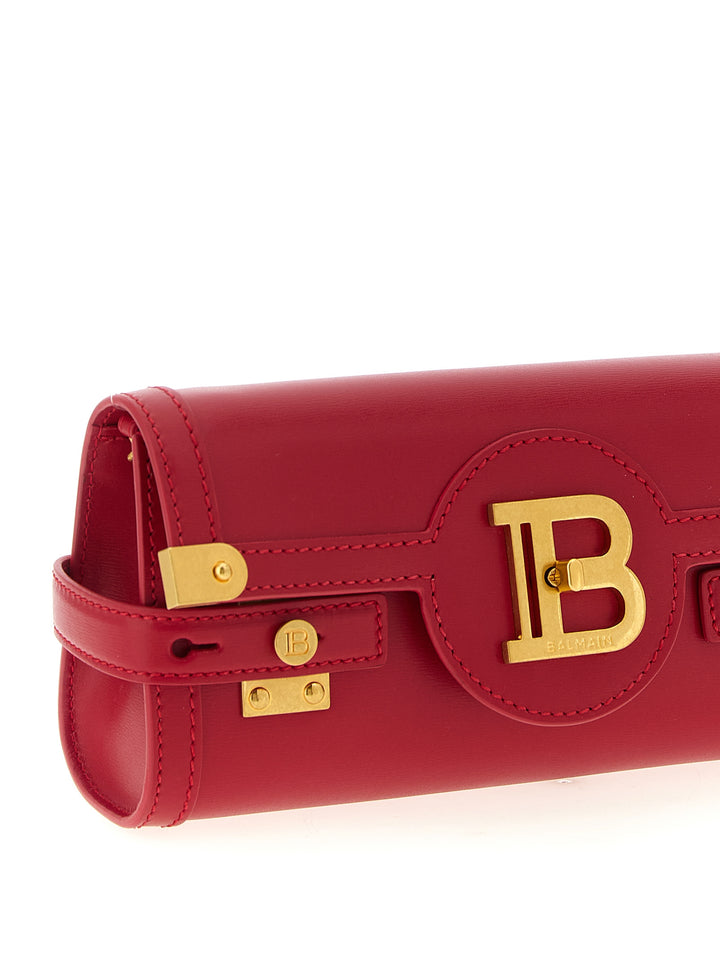 Balmain B-Buzz 23 Clutch - Fuchsia | da43d4ddd9a02f873bd8171910dc0577c3b64ff7
