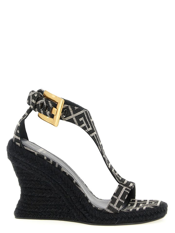 Balmain Anthem Wedges - Black | 3c7bf5411a2089bd5d37d98e31727e53d7807bad
