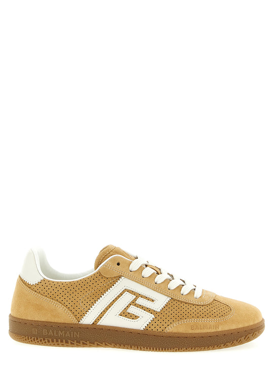 Suede Sneakers Beige
