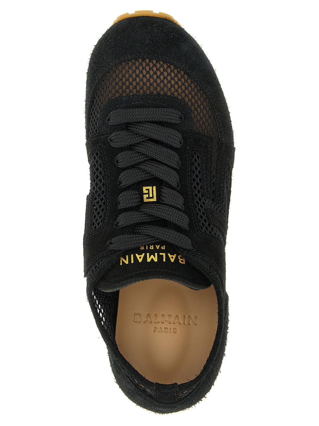 Balmain Racer 45-Suede Sneakers - Black | fd5c38e4419cc3b588f3229ff0f7c3138acd3b05