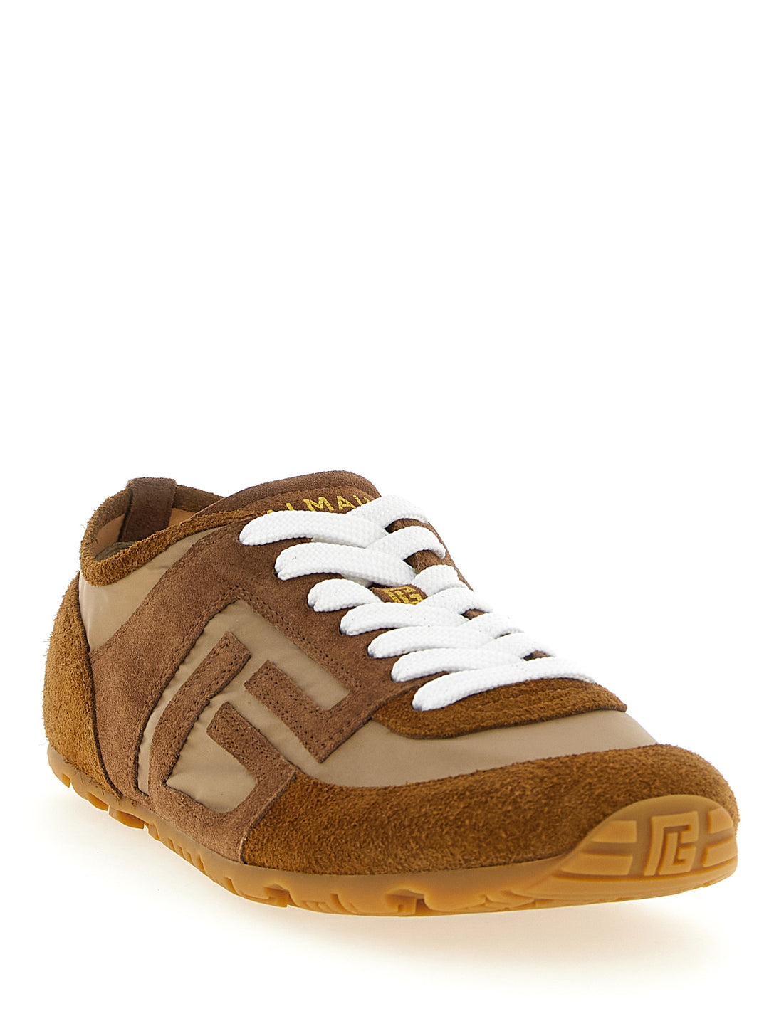 Balmain Racer 45 Sneakers - Brown | bebf9f55f0da60cd5292c0370f68033a3845b01f