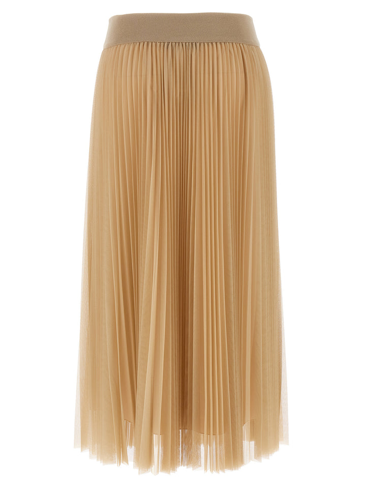Fabiana Filippi Pleated Skirt Skirts - Beige | 2cd3d3bf5d8f82e854a87b11dca8e39059472194