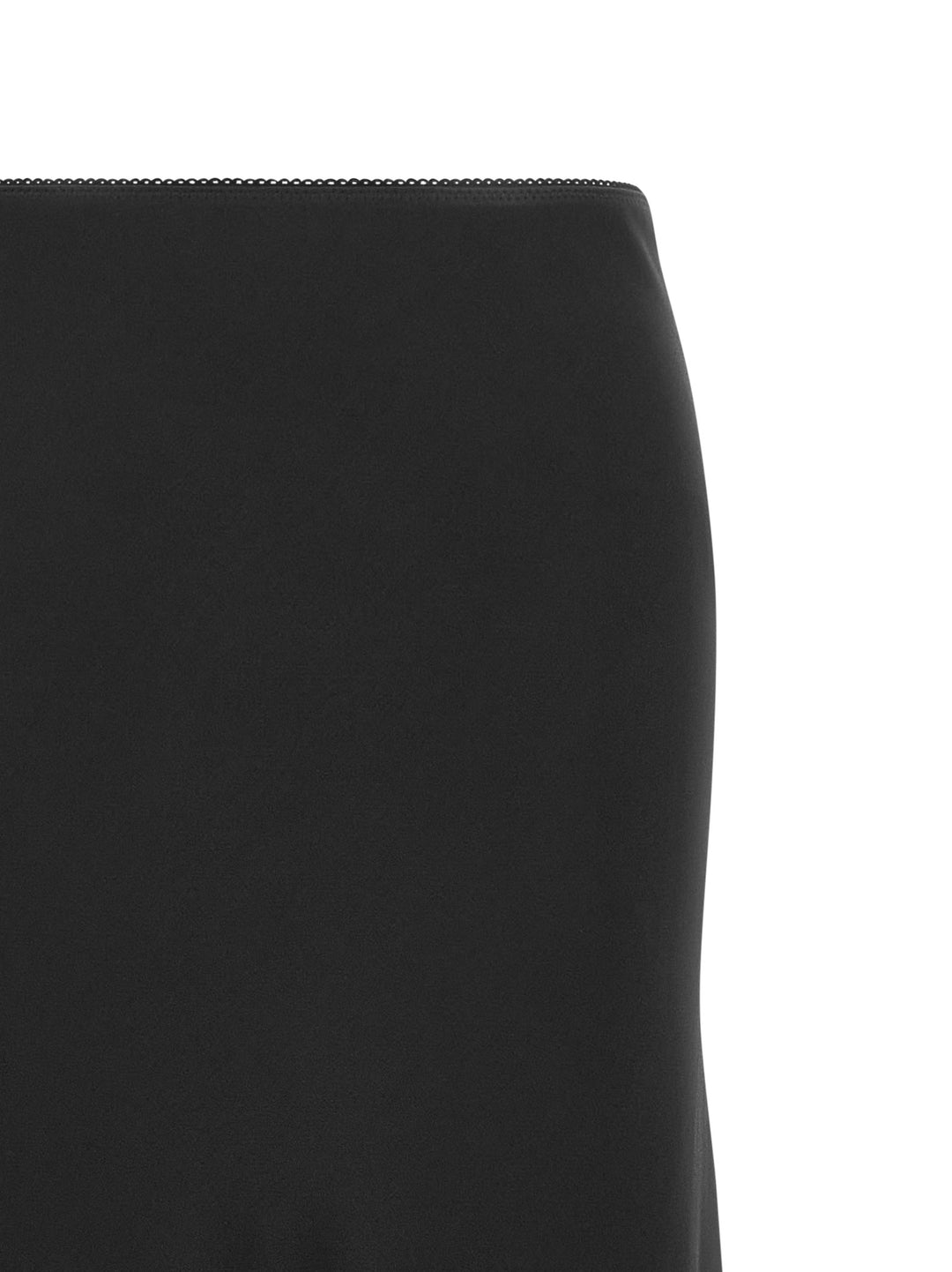 Fabiana Filippi Shiny Satin Enver Skirt Skirts - Black | 5353c01bc666b8bbcc09c66e23db4686bb4cdb27